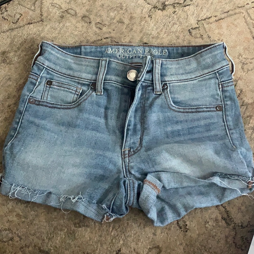AE Super Super Stretch Jean Shorts